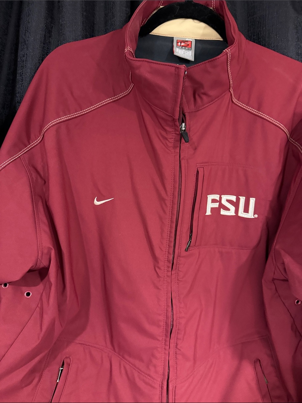 Nike Garnet FSU Athletic Zip Jacket